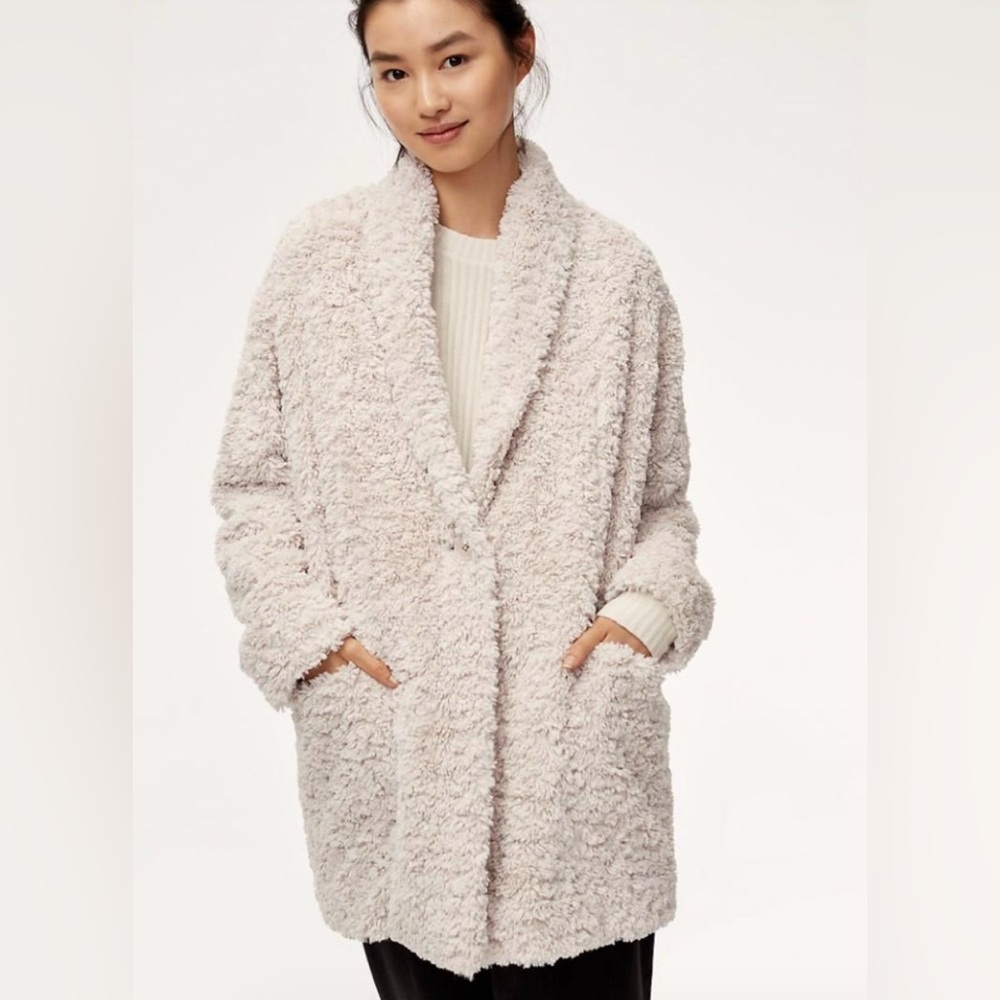 Wilfred Cream Teddy Jacket